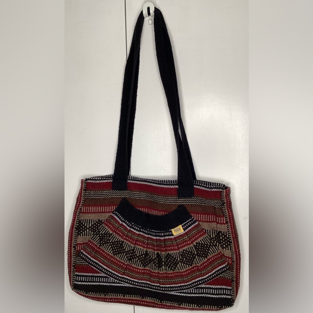 Pinzon woven bag with front pouch